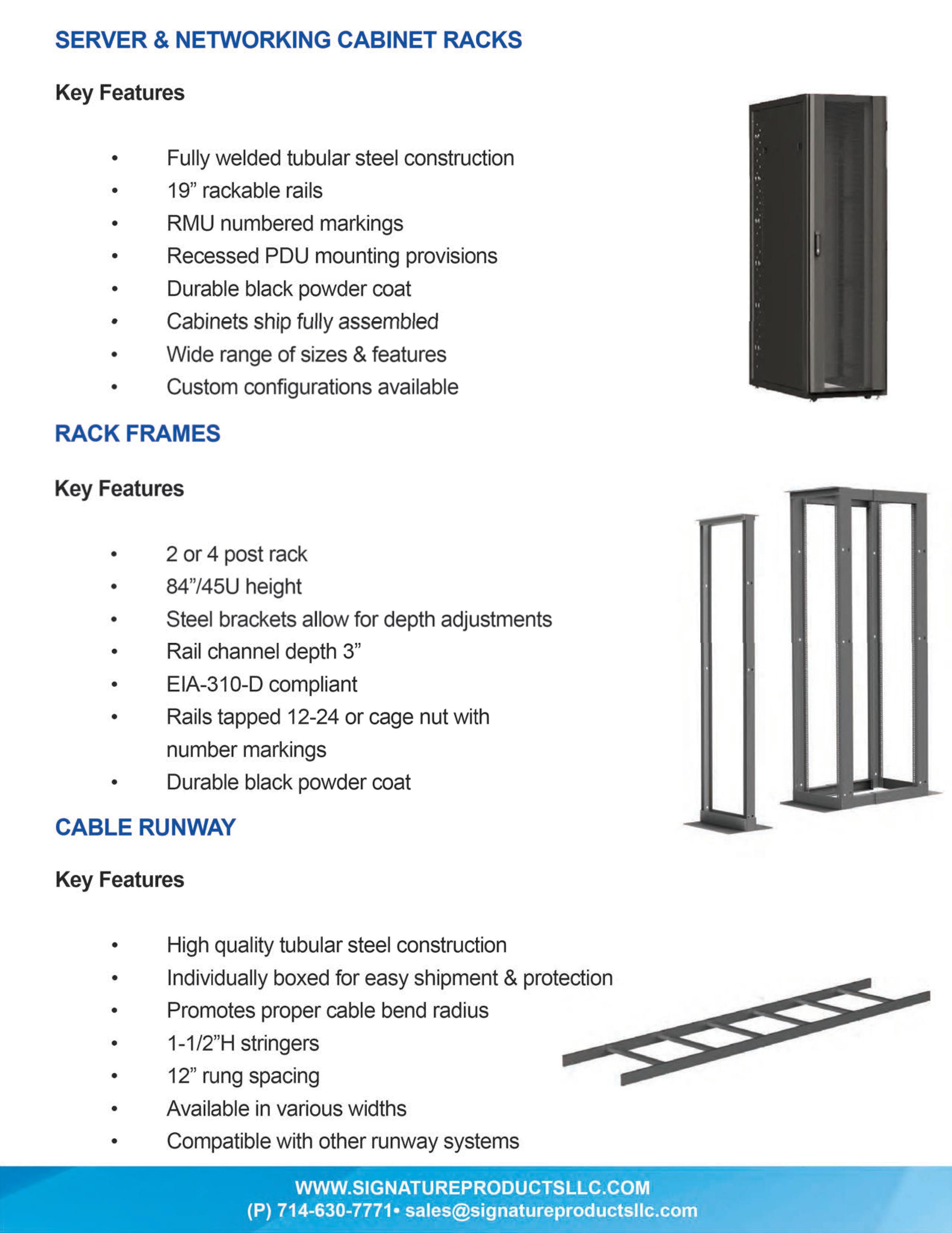 Signature Products Flyer