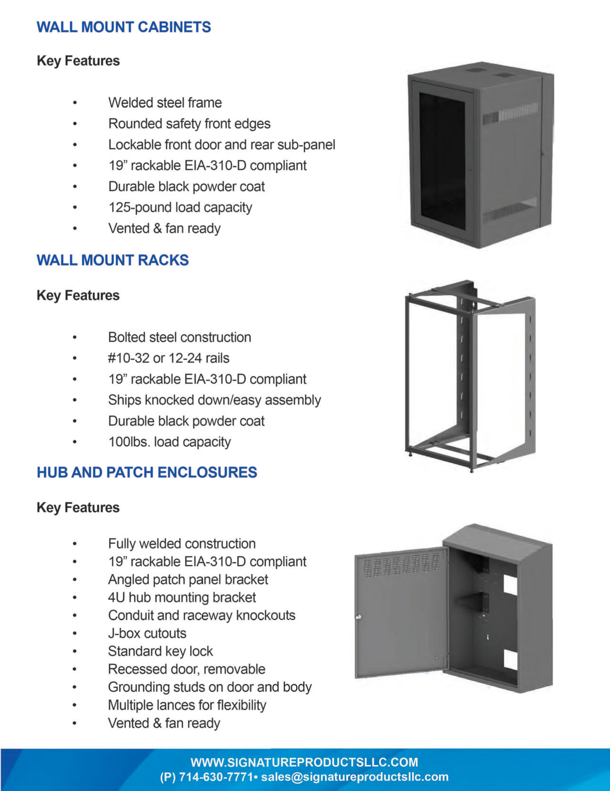 Signature Products Flyer